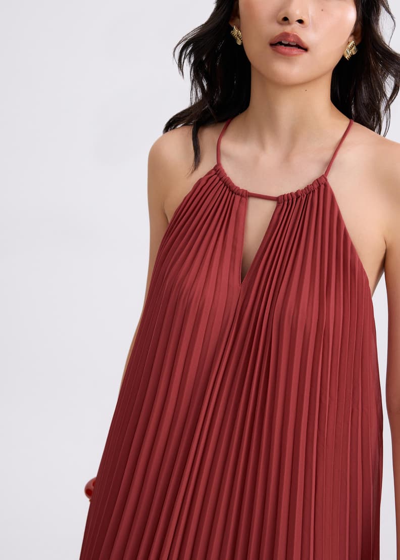 Riu❤︎ Frill bolero pleats dress Riu Frill bolero pleats dress