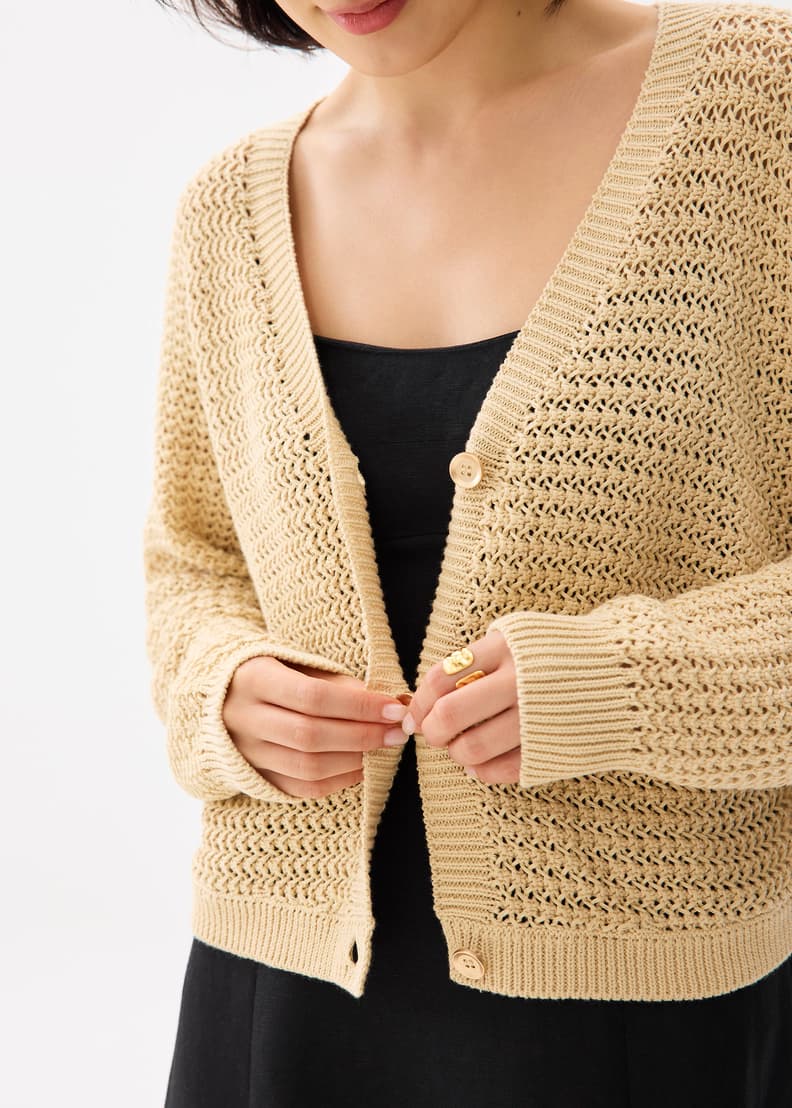 トップス COTTON V-NECK KNIT CARDIGAN-BOLD GUEST_8a929e7c-a671-4904-8167-