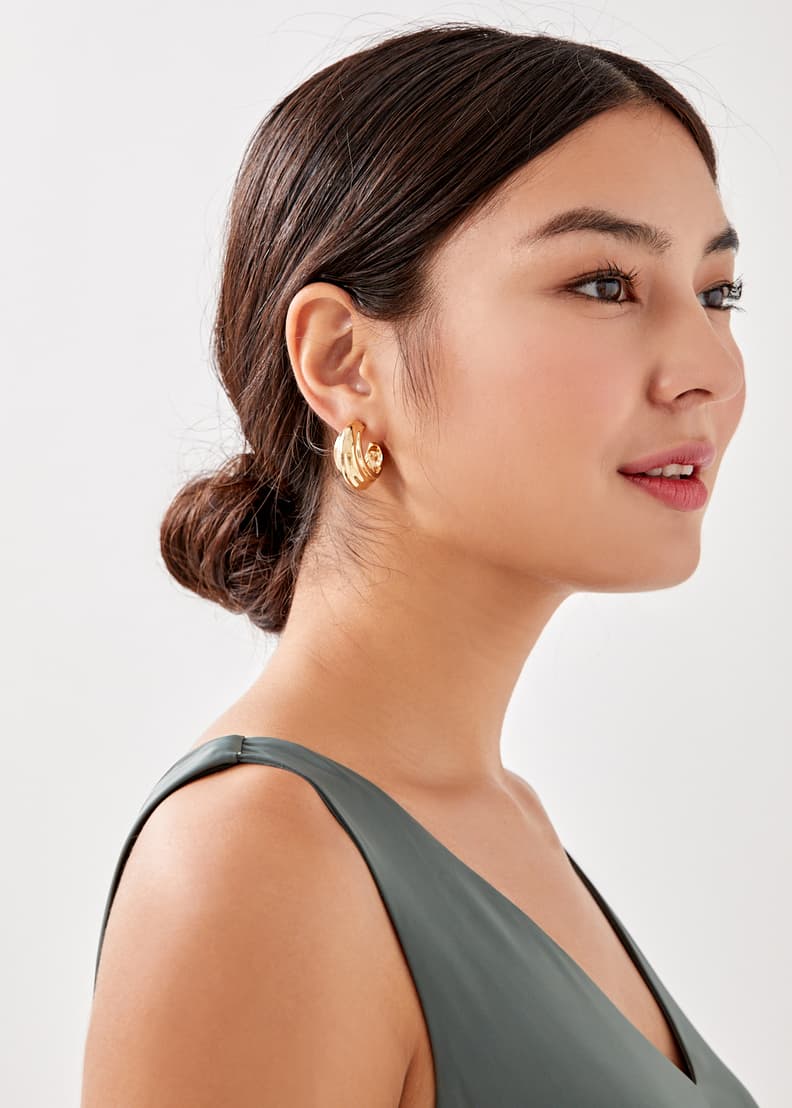Chunky earrings on sale
