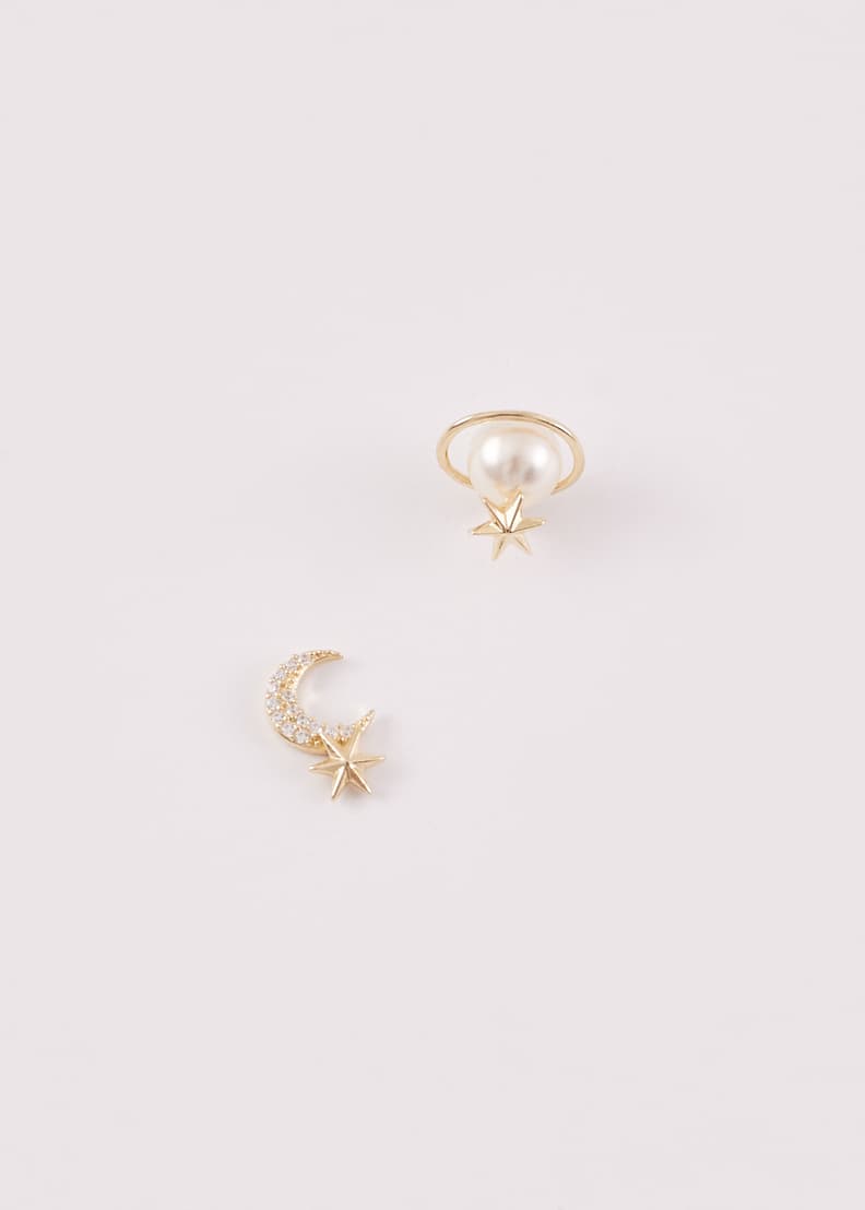 Planet and deals moon earrings