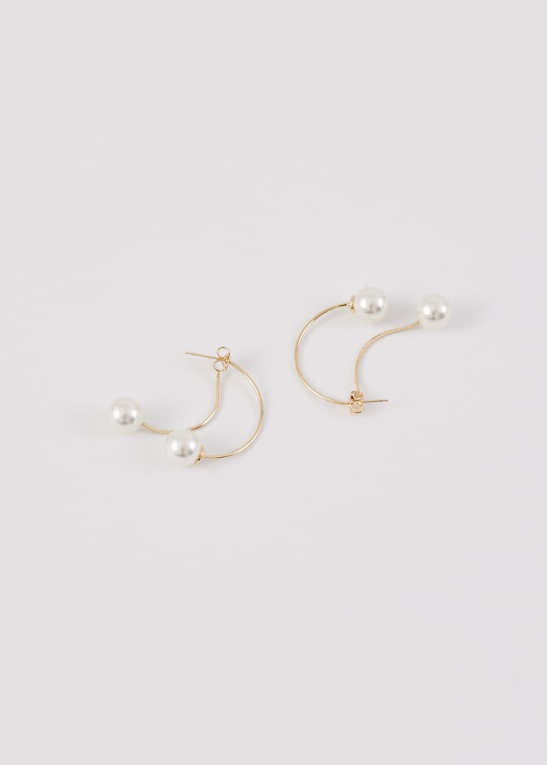 Eria Double Sided Pearl Drop Earrings