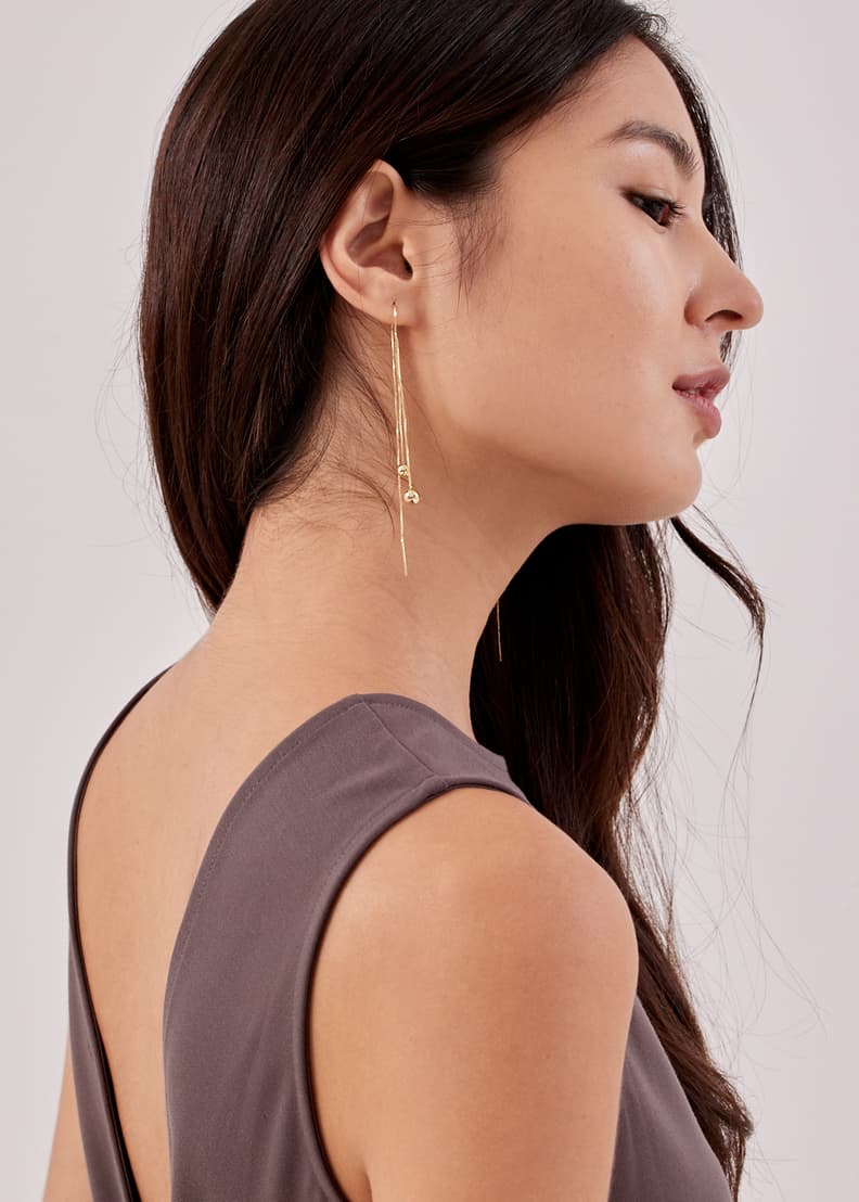 Gold dangle cheap earrings cheap