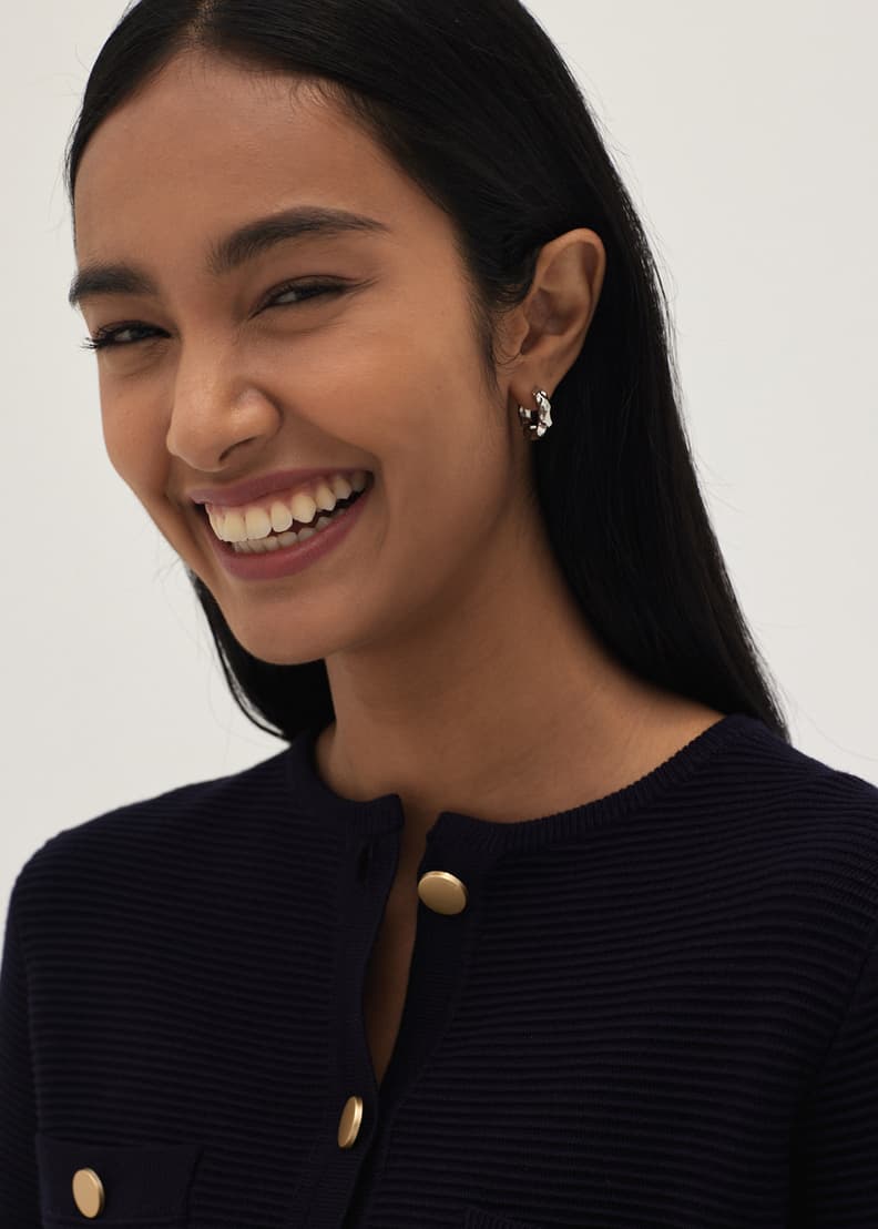 Chunky earrings online sale
