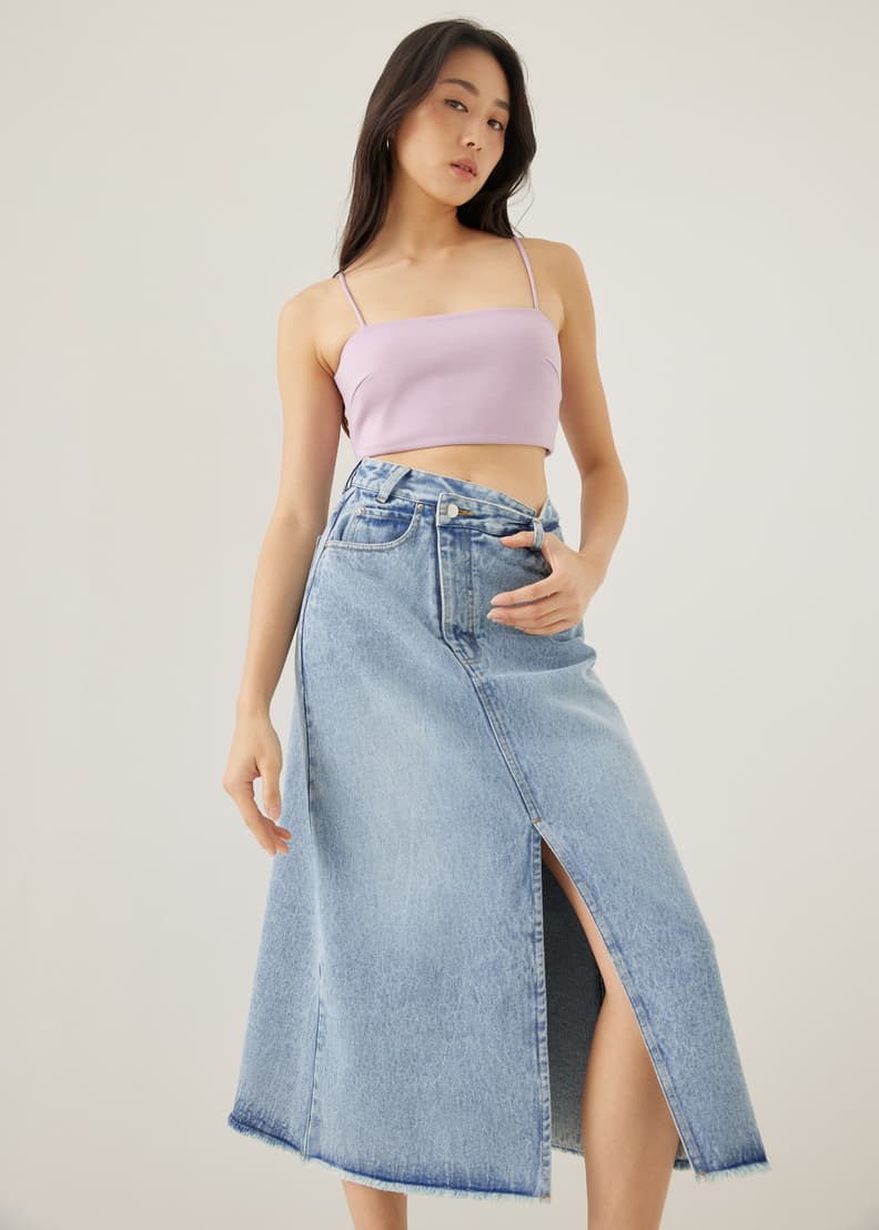 Denim best sale skirt singapore