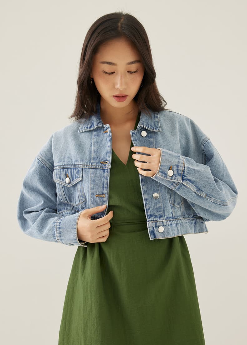 STRIPE COTTON CLOTH PLACKET BLOUSE(XS Blue): Y's｜THE SHOP
