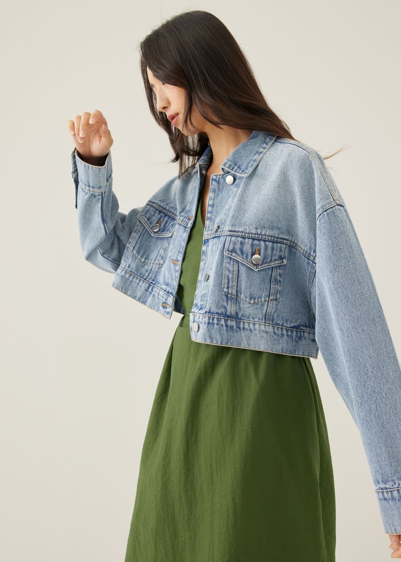 Cropped hotsell boxy jacket