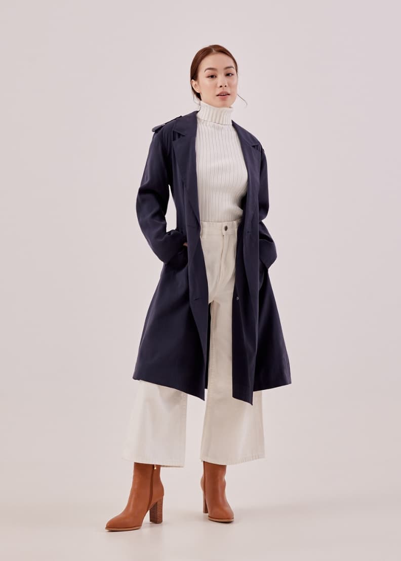 Buy Avelyn Relaxed Trench Coat Love Bonito Singapore Shop