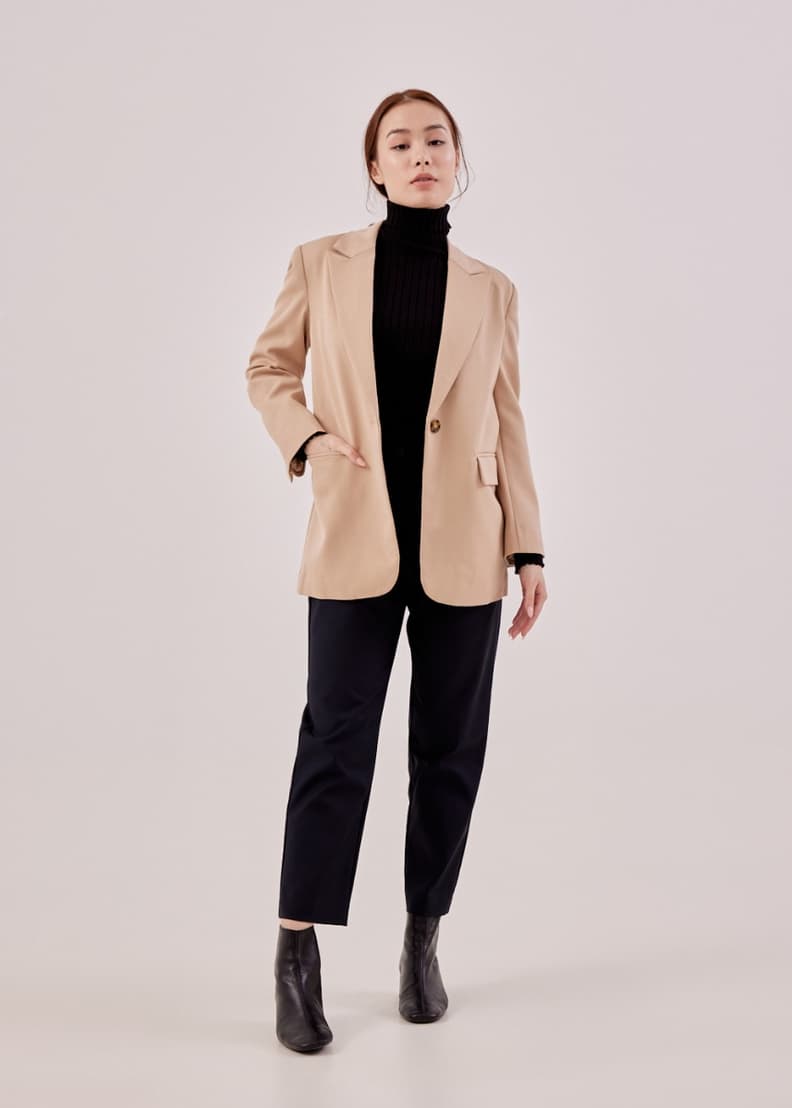 Shoulder padded blazer cheap