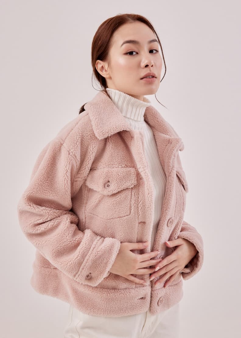 Fur discount sherpa jacket