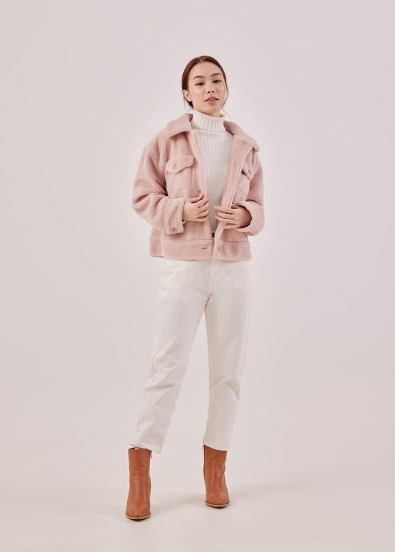 Fur sherpa top jacket