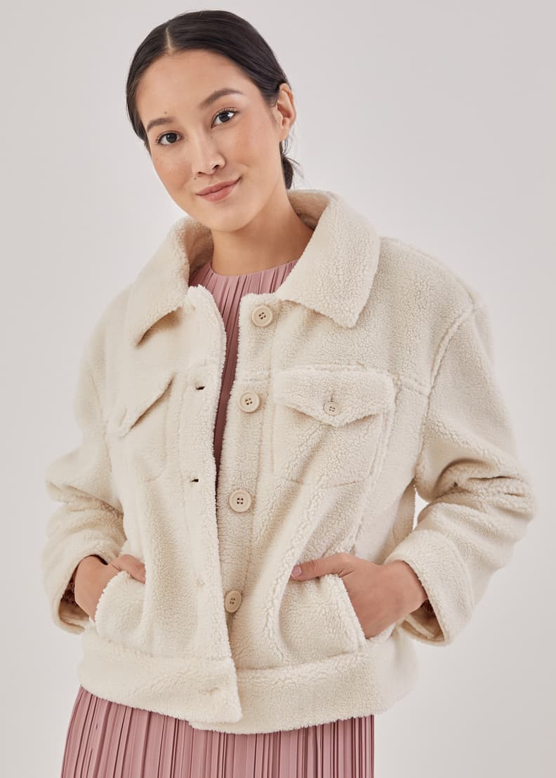Cheap sales sherpa jacket