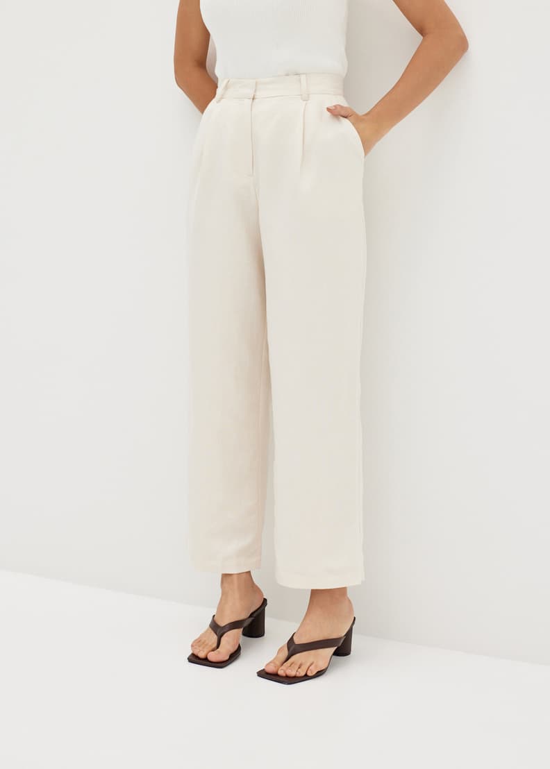 Millow Linen Straight Legged Pants