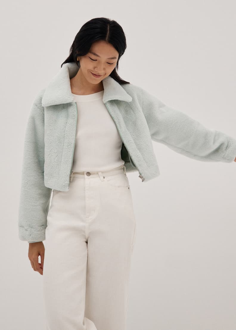 Cute sales fur jackets