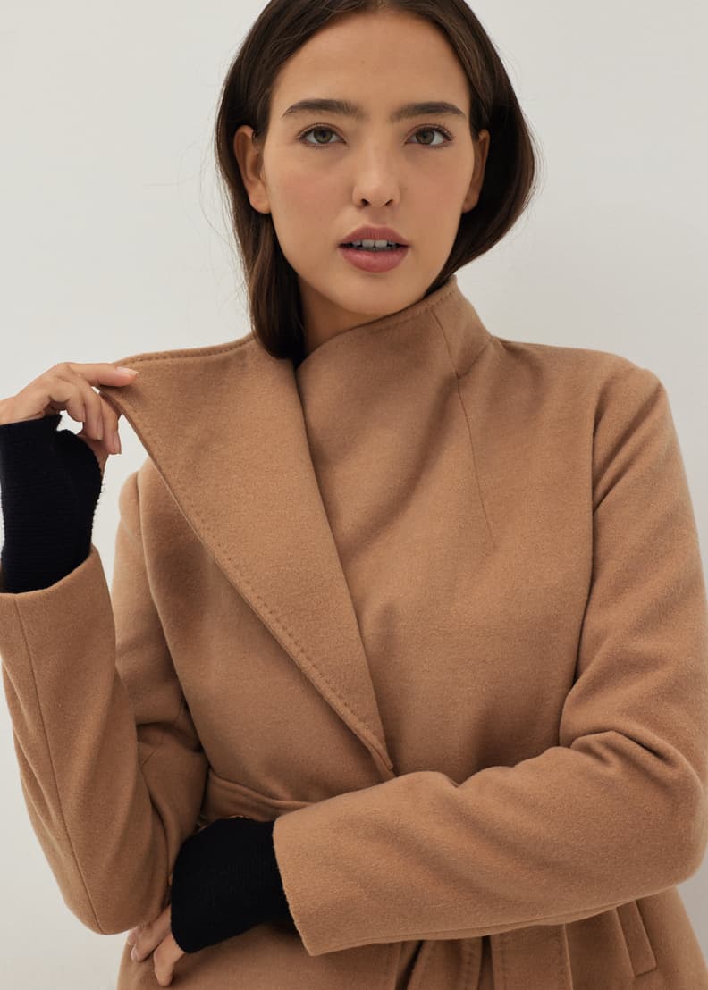 Melton coat womens hot sale