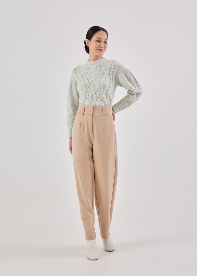 Buy Rylie Cable Knit Puff Sleeve Jumper @ Love, Bonito Hong Kong | Shop  Women's Fashion Online | Love, Bonito HK