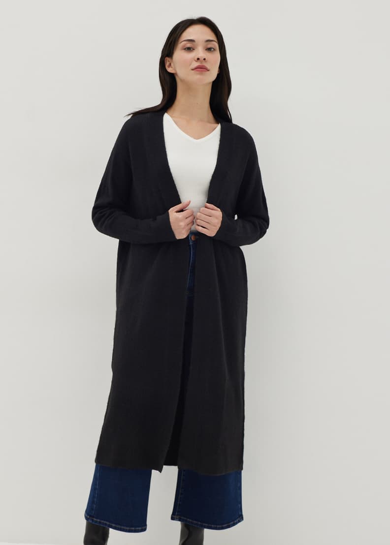 Buy Lainey Wool Long Line Cardigan Love Bonito Singapore Shop