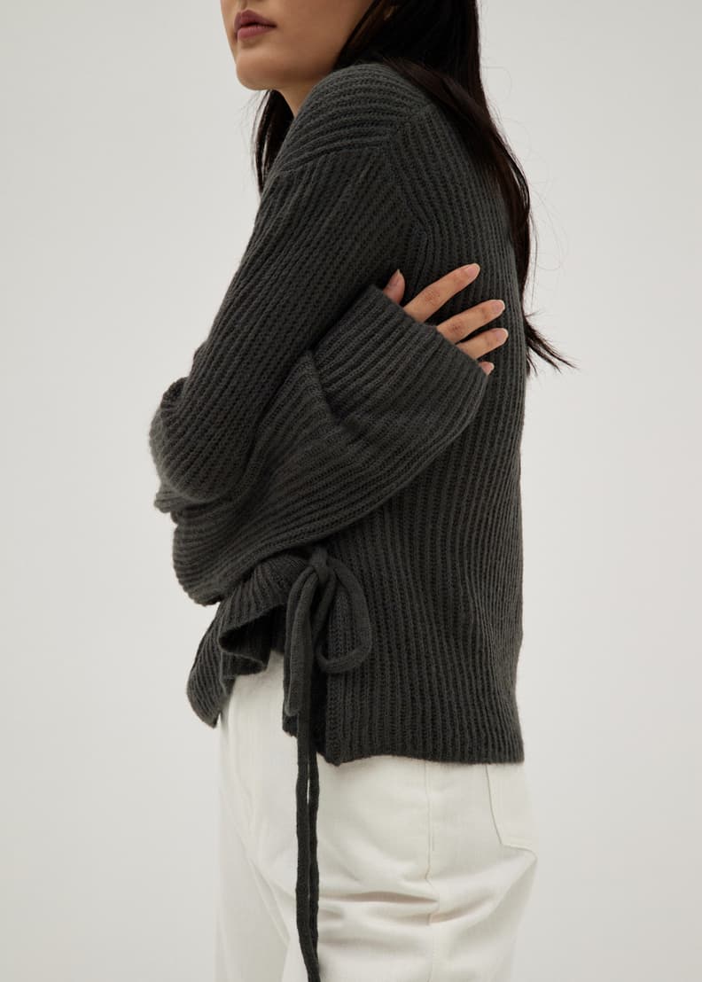 Vuiel oversized mohair cardigan top