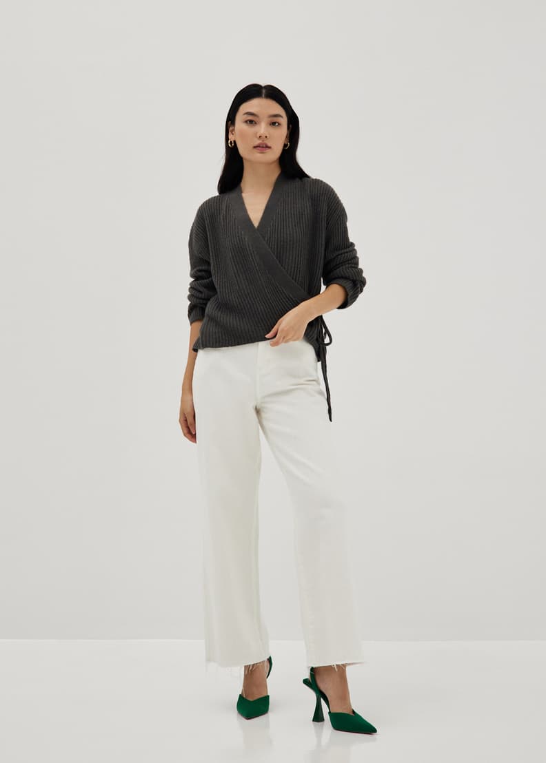 Scarlett Mohair Oversized Wrap Cardigan