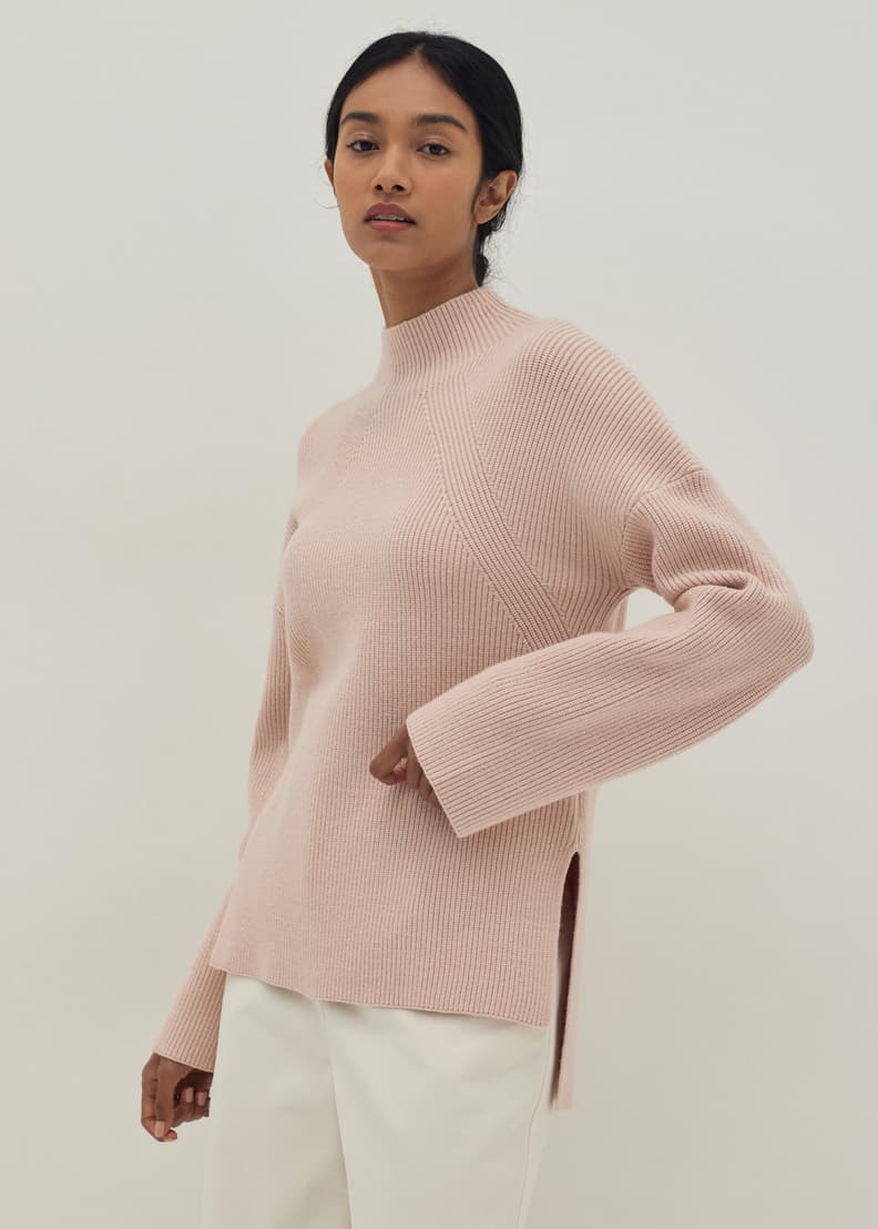 Relaxed turtleneck clearance sweater