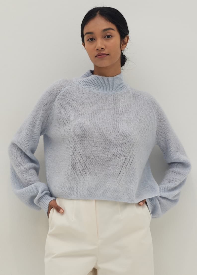 Buy Paisley Full Milano Angora Blend Turtleneck Jumper Love