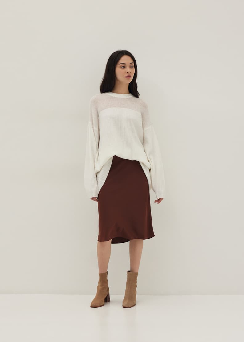White wool sweater shop