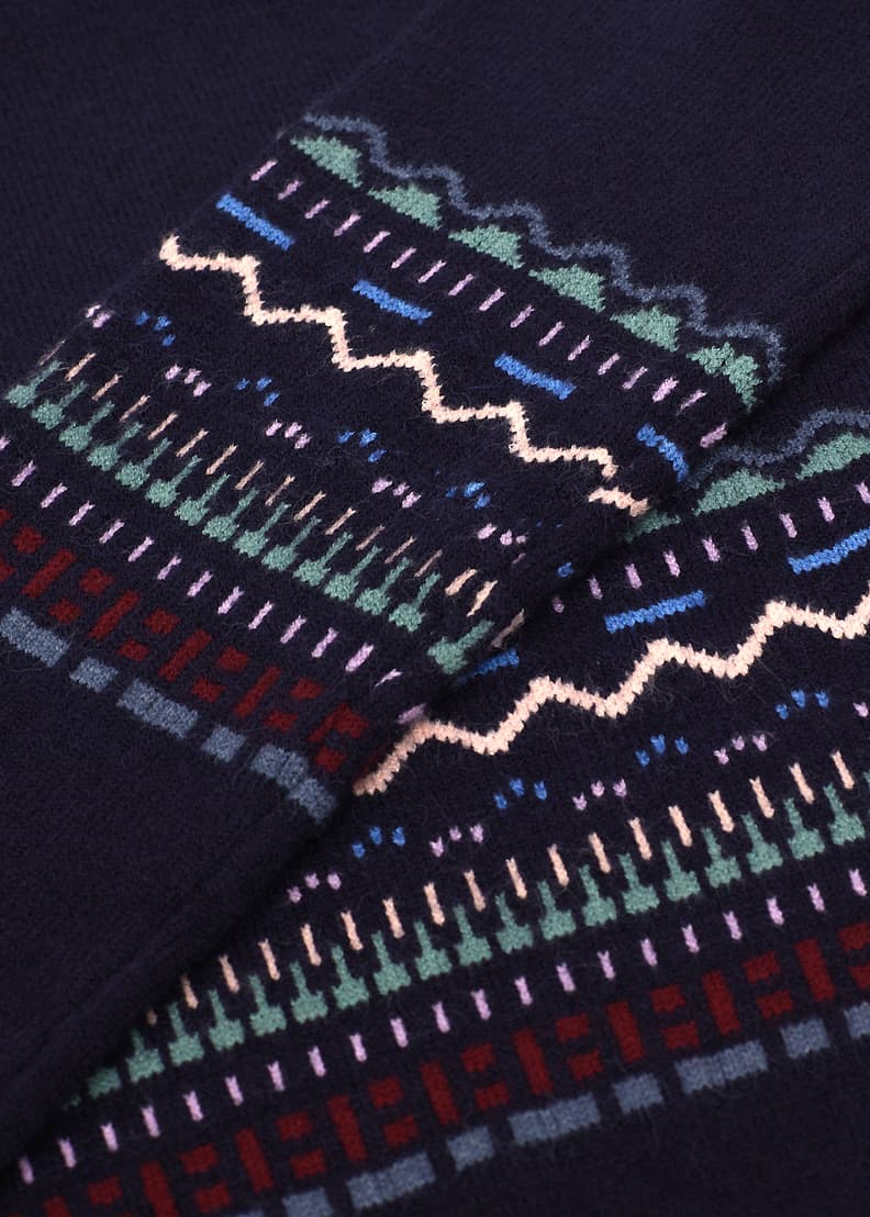 Velvet yetta fair isle sweater outlet
