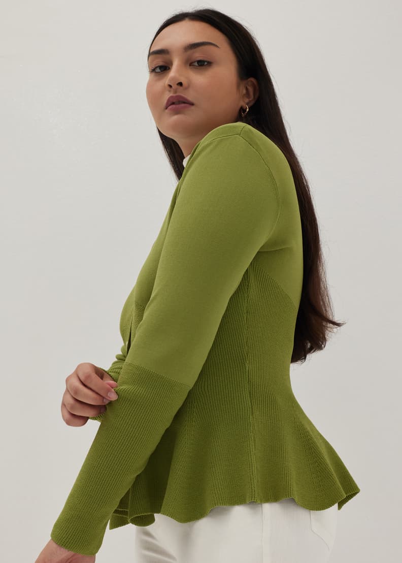 Rio Peplum Knit Cardigan | Love, Bonito INTL Rio Peplum Knit Cardigan | Love, Bonito INTL