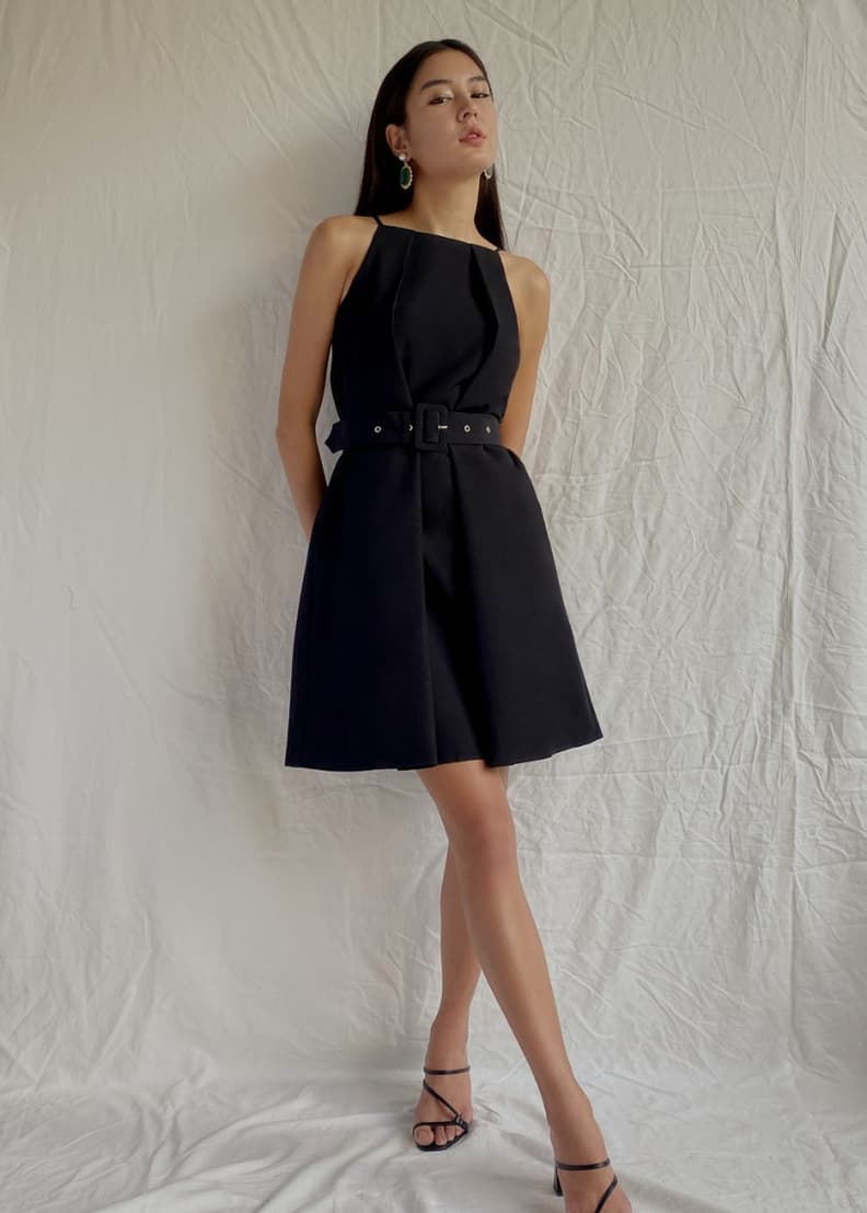Belted 2025 shift dress