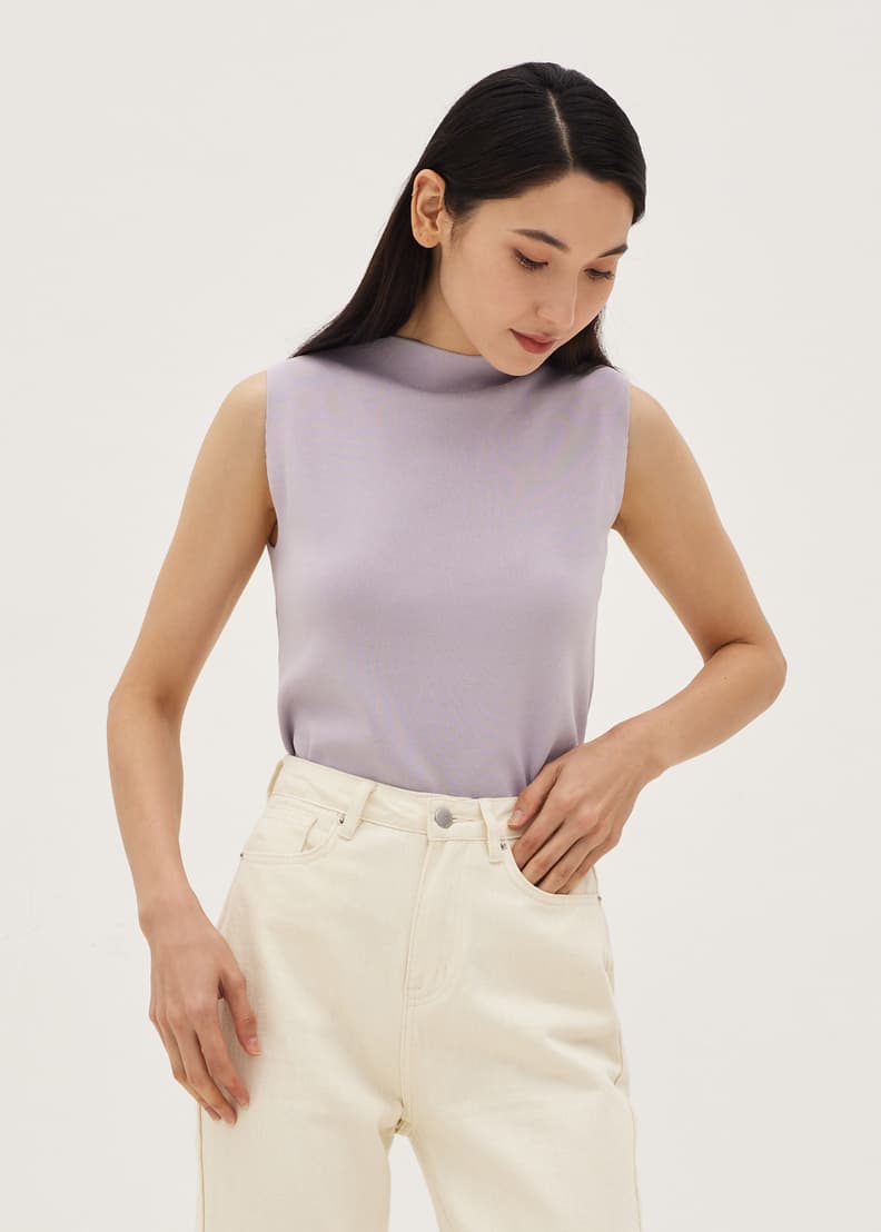 Funnel neck outlet shirt women's