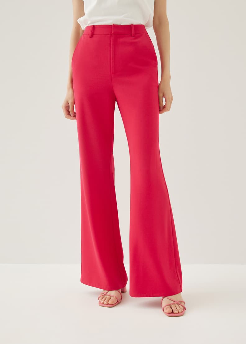 Red Bell Bottoms Pants for Women, Flared Pants Women, High Waist Trousers Bell  Bottoms, Red Flared Pants for Women -  Canada