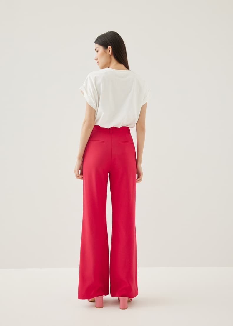 パンツ andwang Waist frill ribbon pants Waist frill ribbon pants