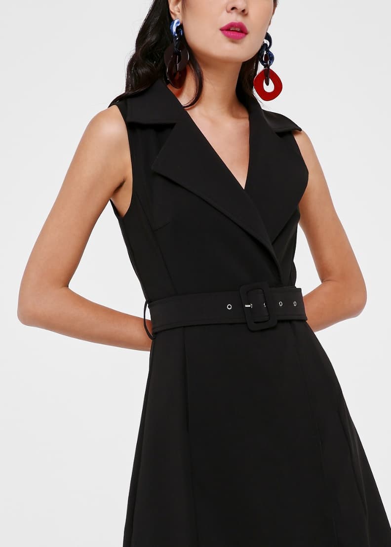 Kalila Belted Trench Dress