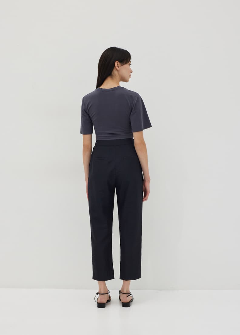 Buy Jordyn Cropped Peg Leg Pants Love Bonito Singapore Shop