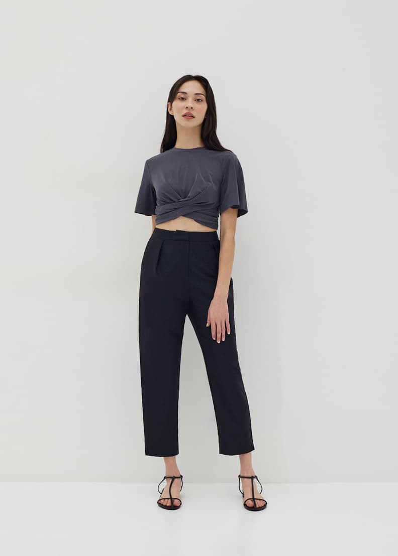 Full leg crop store pants