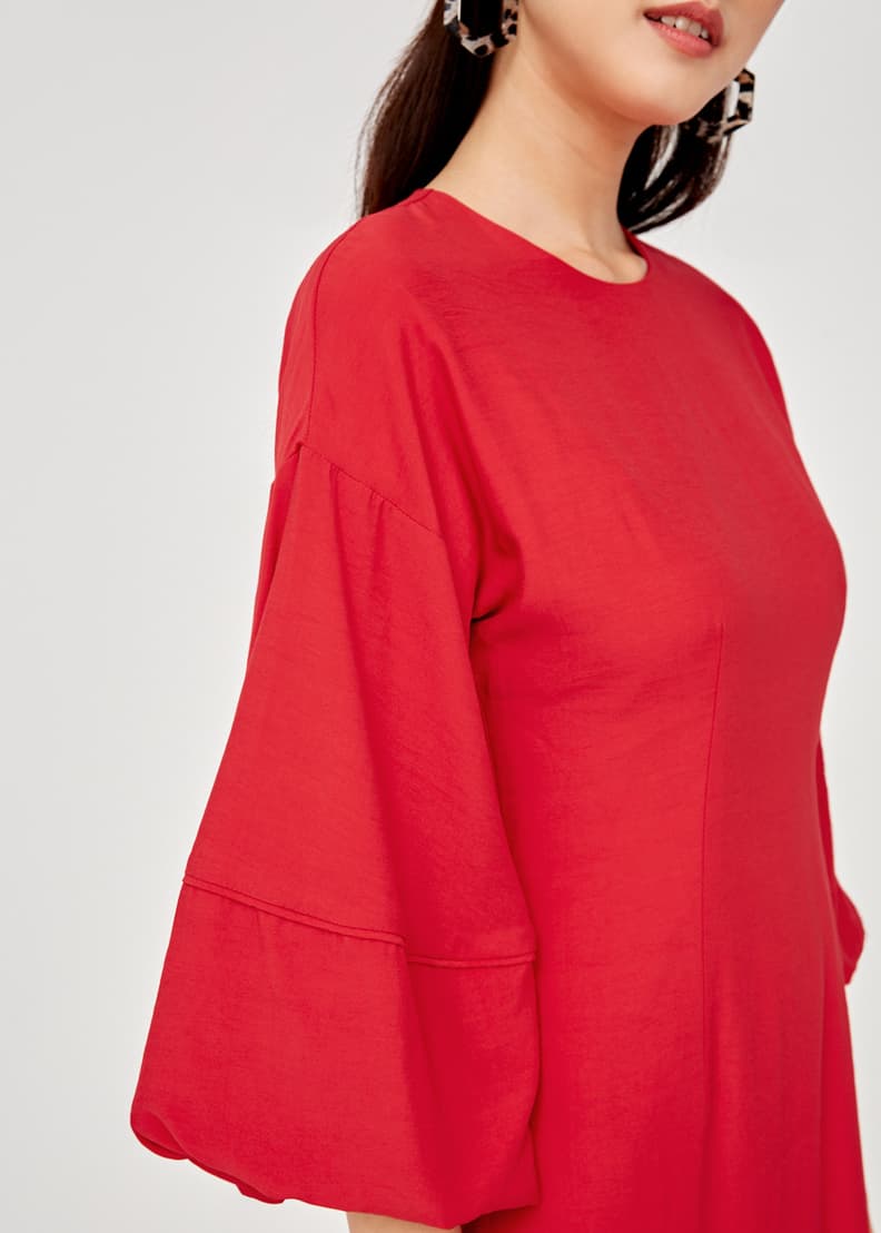 Buy Kaylee Balloon Sleeve Dress @ Love, Bonito | Shop