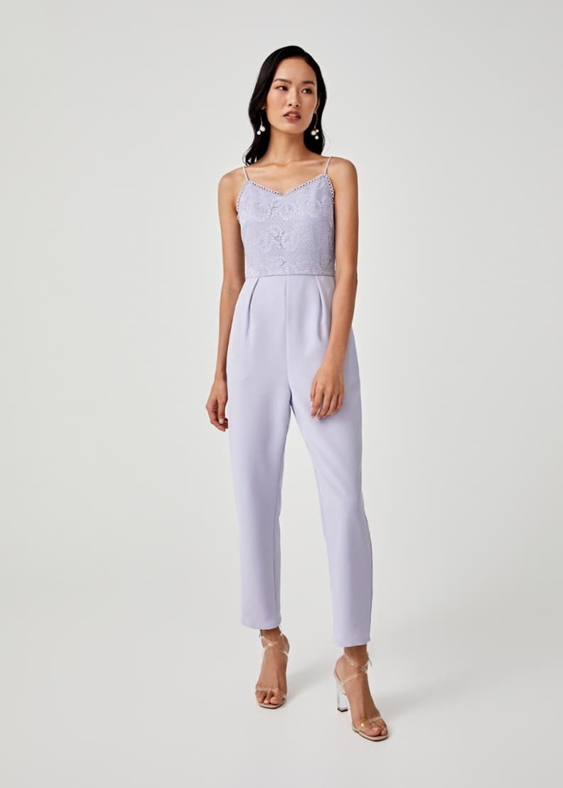 Love by design lace jumpsuit sales