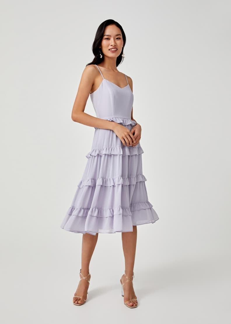 Darlene tiered 2025 ruffle dress