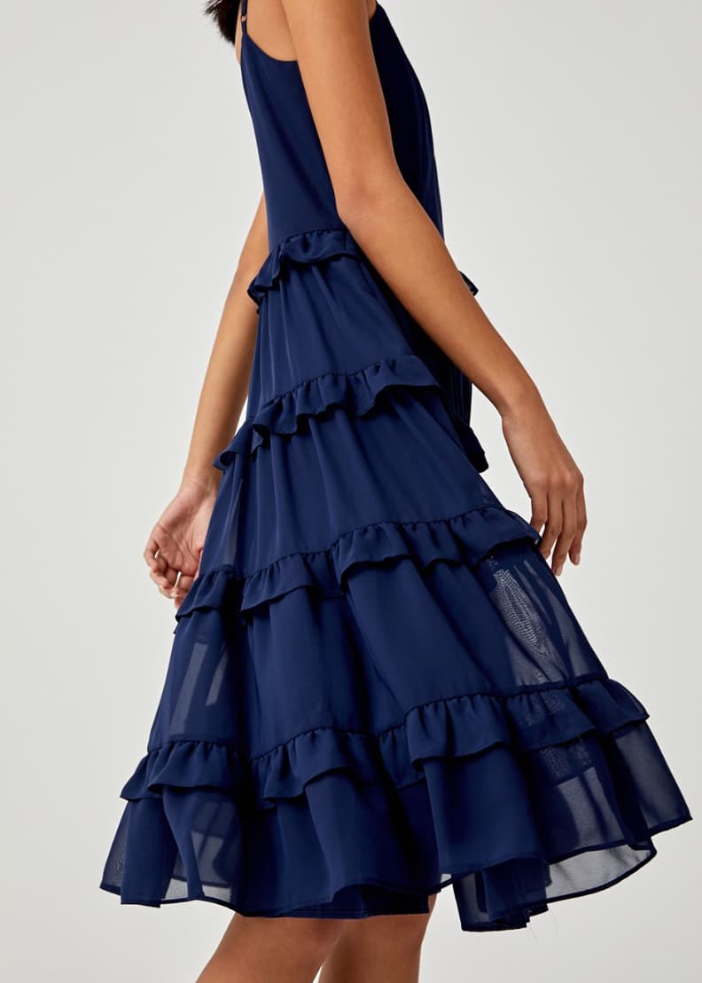 Darlene tiered ruffle dress discount