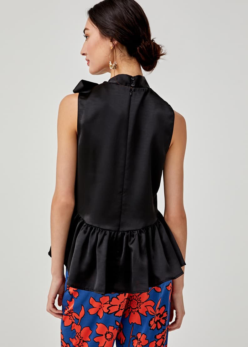 Relaxed outlet peplum top