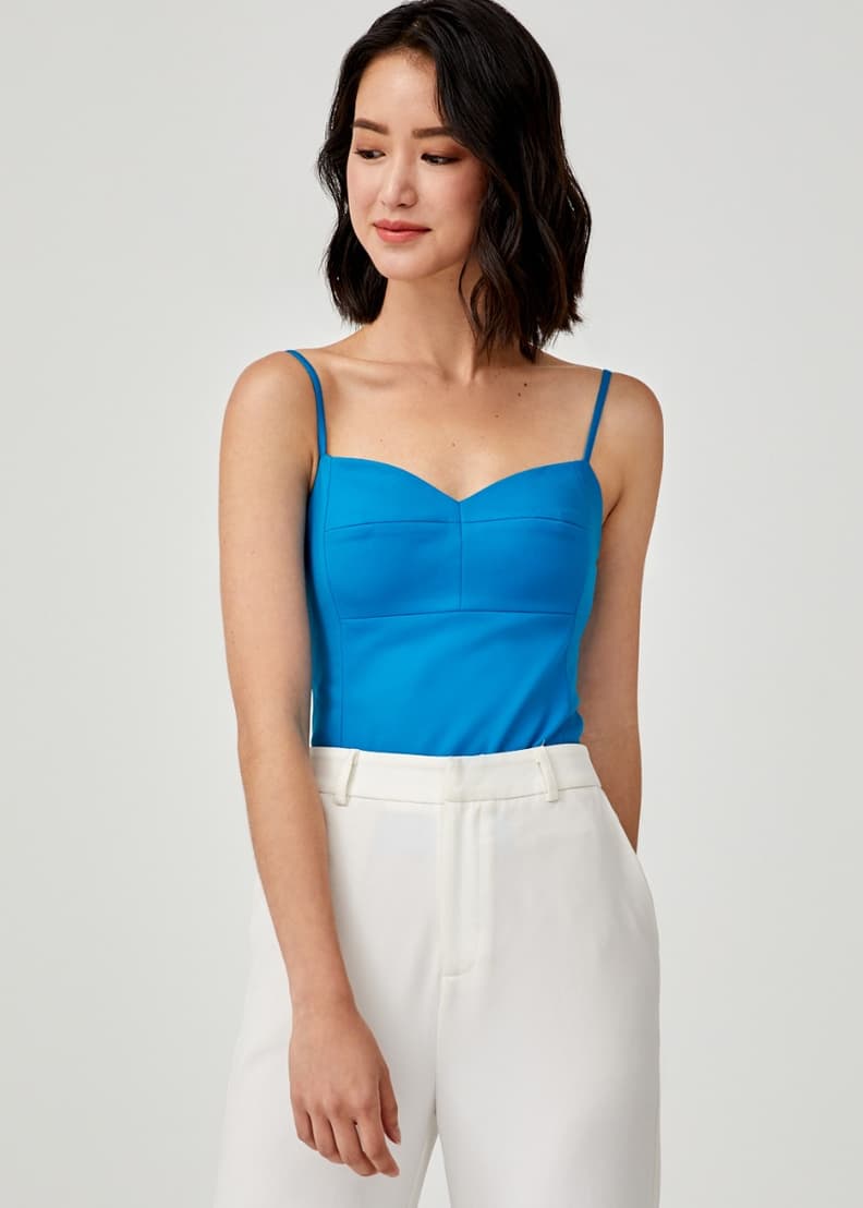 Padded bustier top on sale