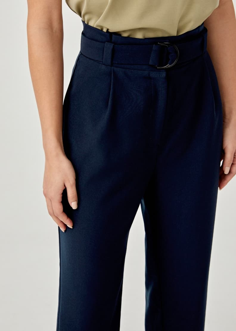 Amana Belted Peg Leg Pants