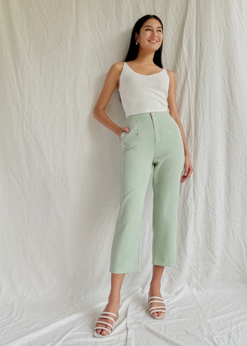 Bionca Cropped Peg Leg Pants