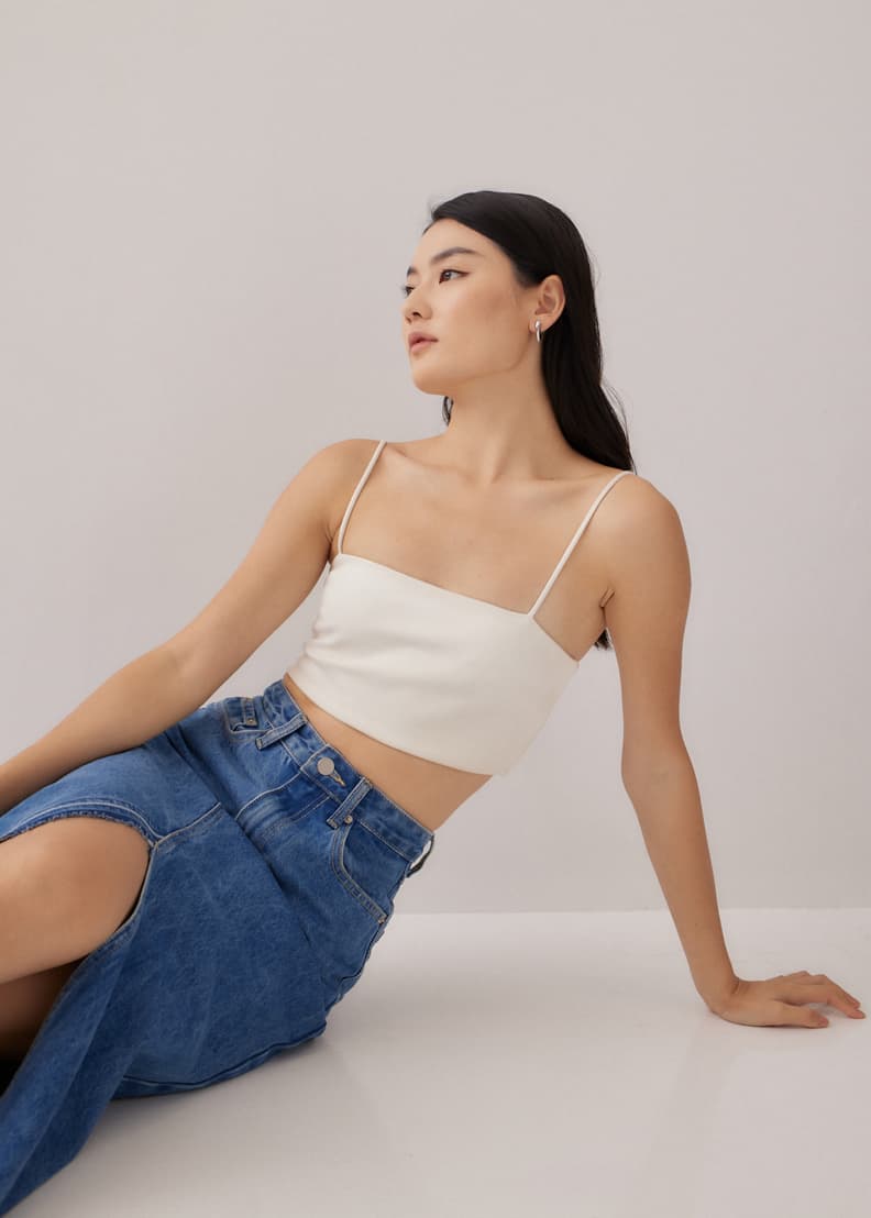 Buy Jaelia Crop Camisole @ Love, Bonito Singapore | Shop Women's Fashion  Online | Love, Bonito SG