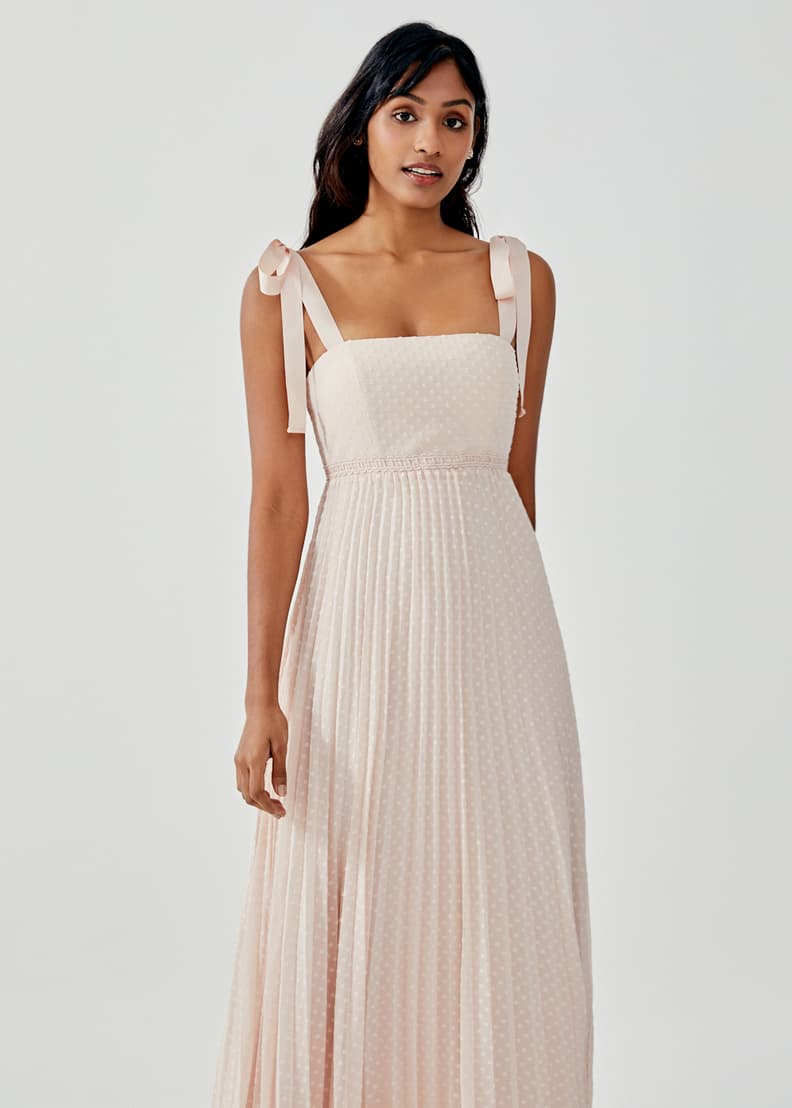Buy Davona Textured Tie Shoulder Maxi Dress @ Love, Bonito Singapore | Shop  Women's Fashion Online | Love, Bonito SG