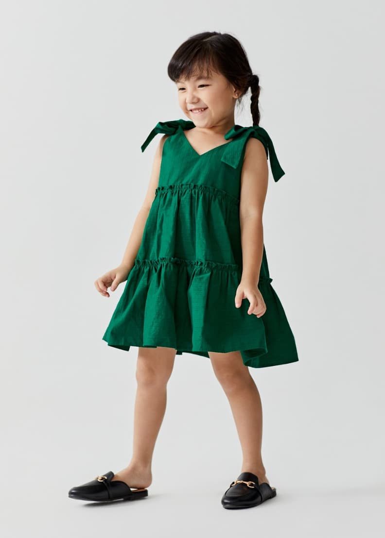 Buy Gracie Tiered Textured Cotton Dress @ Love, Bonito Singapore | Shop ...
