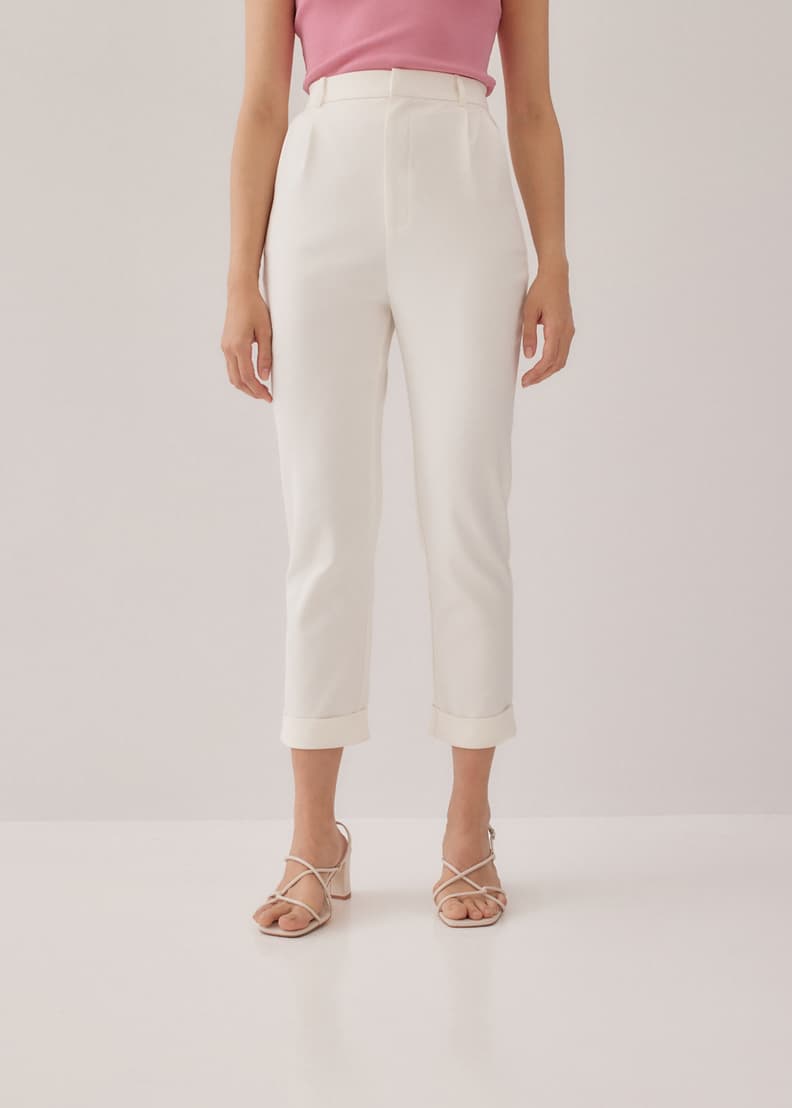 Alby Tailored Peg Leg Chino Pants | Love, Bonito US