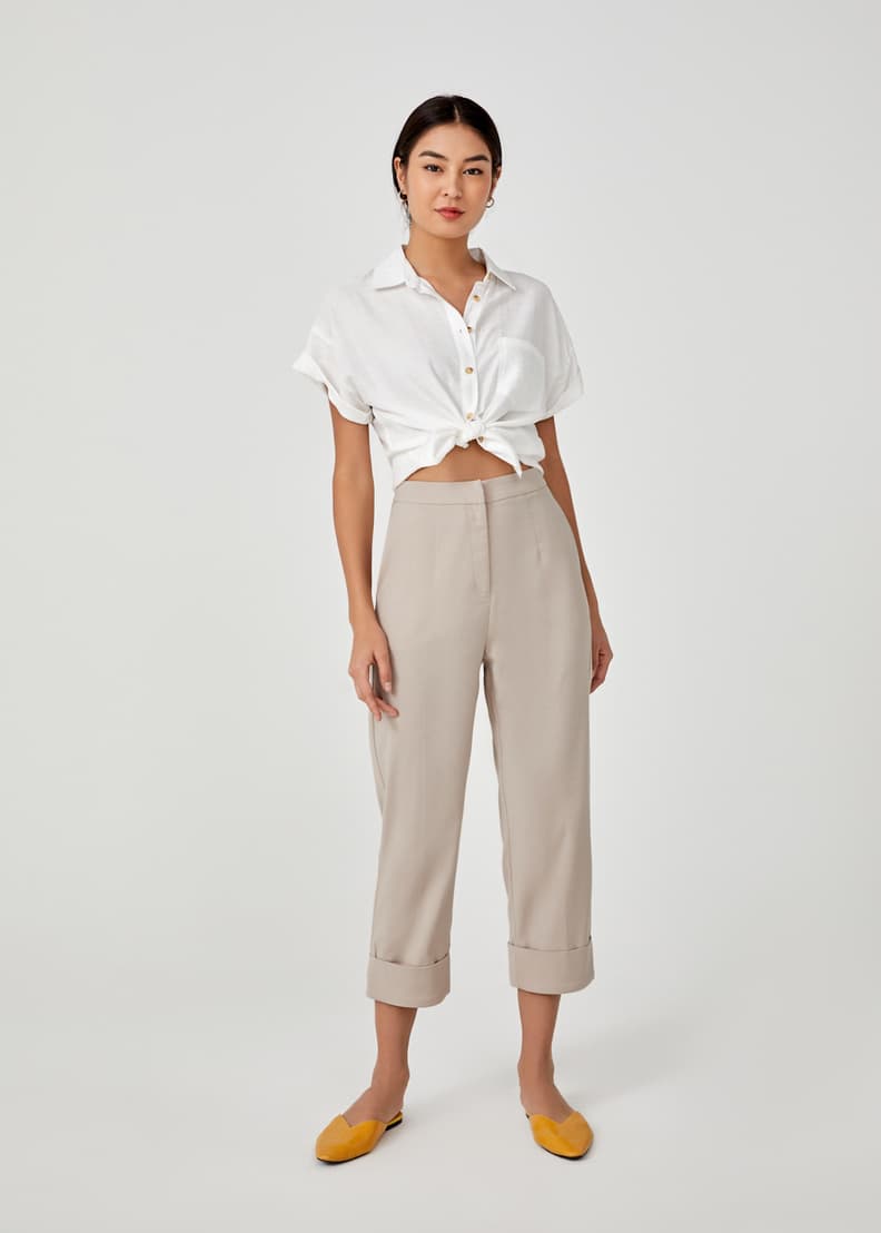 Buy Karleen Tailored Cuff Pants @ Love, Bonito Singapore | Shop Women's ...