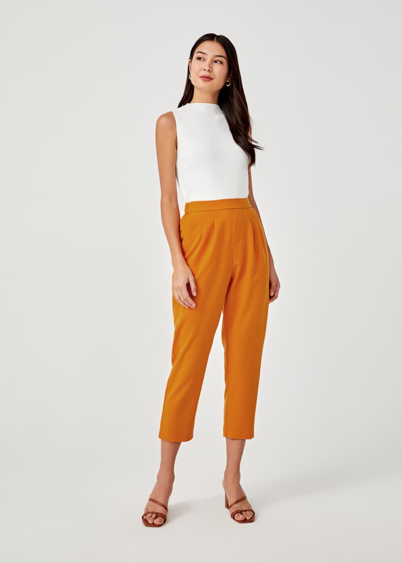 Tailored crop pants