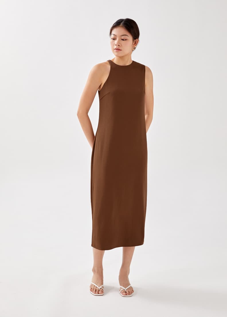 Marlo Asymmetrical Column Dress | Love, Bonito US