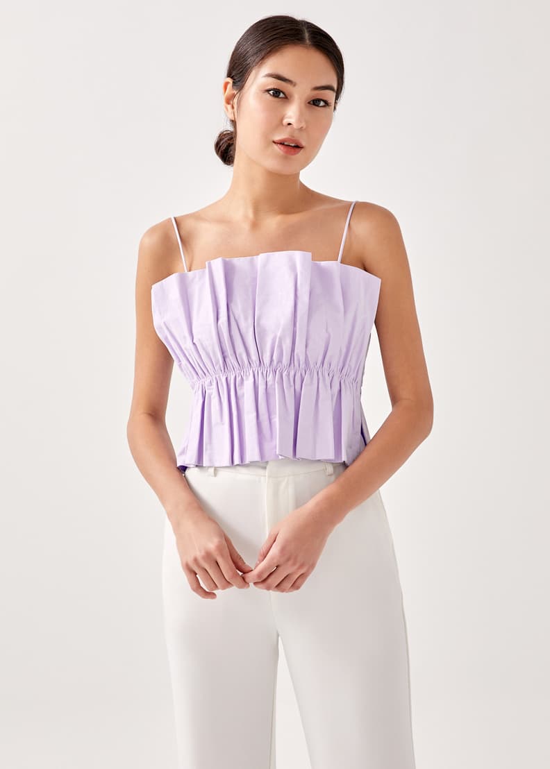 Buy Thelma Ruffle Camisole Top @ Love, Bonito Singapore | Shop Women's  Fashion Online | Love, Bonito SG